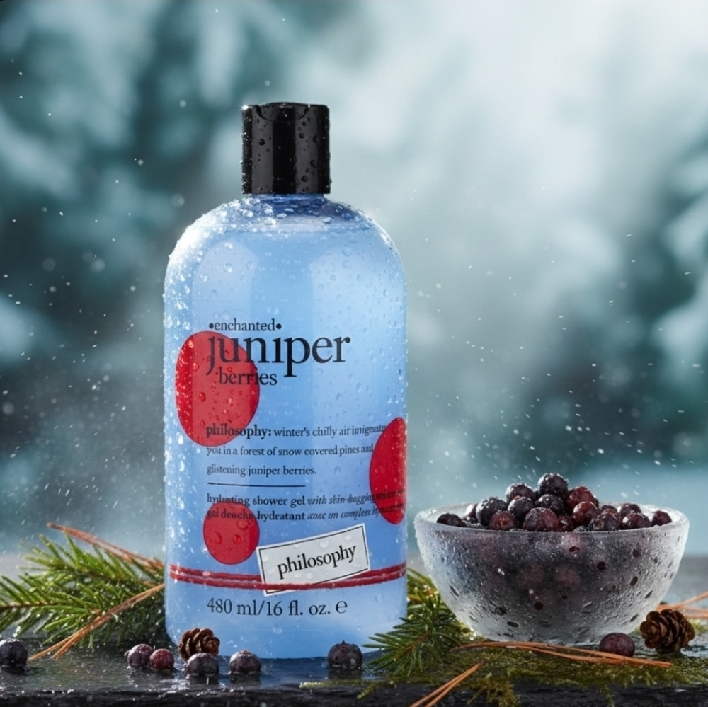 New Philosophy Enchanted Juniper Berries hydrating shower gel ~ 16 fl oz
